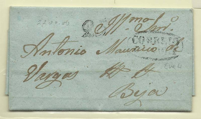1659.jpg -     Lote:    1659      Lotes pelo Correio              Descrição:         Évora / Correio D') &mdash; A preto, GM EVR4 em carta datada de Évora (03.03.50) para Beja, com o porte de 25 reis batido a preto.        Carta       Valor Base:     &euro; 6,00     Valor Venda:     &euro; 6,00       