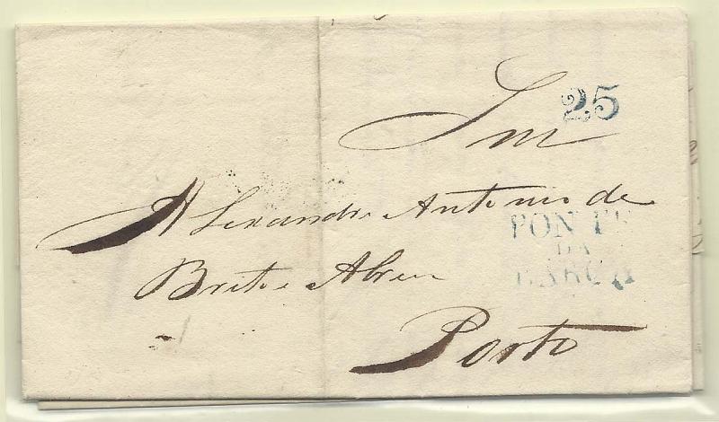 1675.jpg -     Lote:    1675      Lotes pelo Correio              Descrição:         Ponte da Barca &mdash; A azul, GM PTB2. Lote de duas cartas.        Lote       Valor Base:     &euro; 8,00     Valor Venda:     &euro; 8,00       