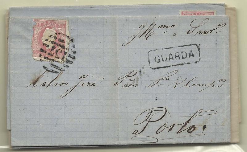 1701.jpg -     Lote:    1701      Lotes pelo Correio       Portugal       Descrição:         1867/76 &mdash; D. Luís I. Fita curva, denteados + D. Luís I. Fita direita. CE30 + CE40, 25 reis carmim. Lote com 6 cartas com selos das duas emissões. Alguma marcofilia. Selos com defeitos.        Lote       Valor Base:     &euro; 10,00     Valor Venda:     Retirado     