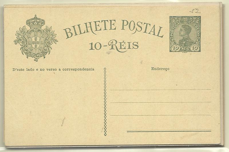 1782.jpg -     Lote:    1782      Lotes pelo Correio       Portugal       Descrição:         1910 &mdash; D. Manuel II + D. Manuel II com sobrecarga REPUBLICA. OM48/55. Lote com 11 inteiros. Repetições com variedades de cartolinas e tonalidades. Muito bem conservados.        IN       Valor Base:     &euro; 12,00     Valor Venda:     Retirado     