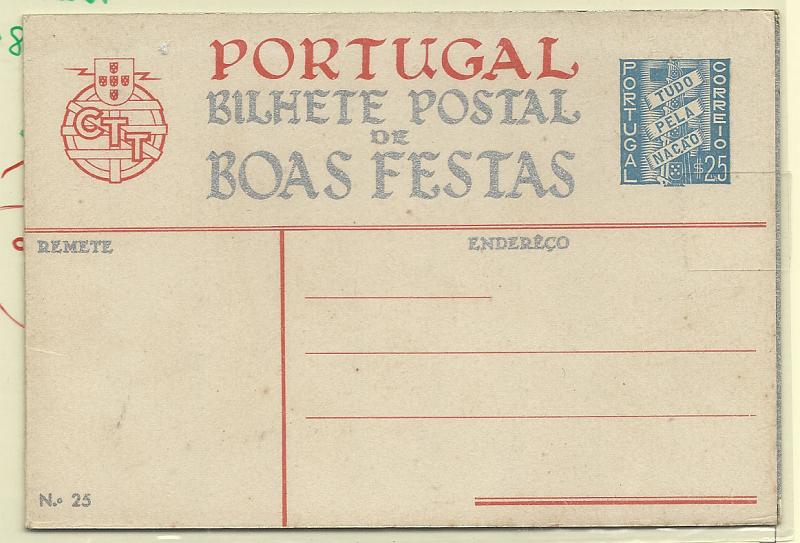 1788.jpg -     Lote:    1788      Lotes pelo Correio       Portugal       Descrição:         1939 &mdash; Boas Festas. Tudo pela Nação. OM89 (n.º 25), $25 azul. Novo        IC       Valor Base:     &euro; 12,00     Valor Venda:     Retirado     