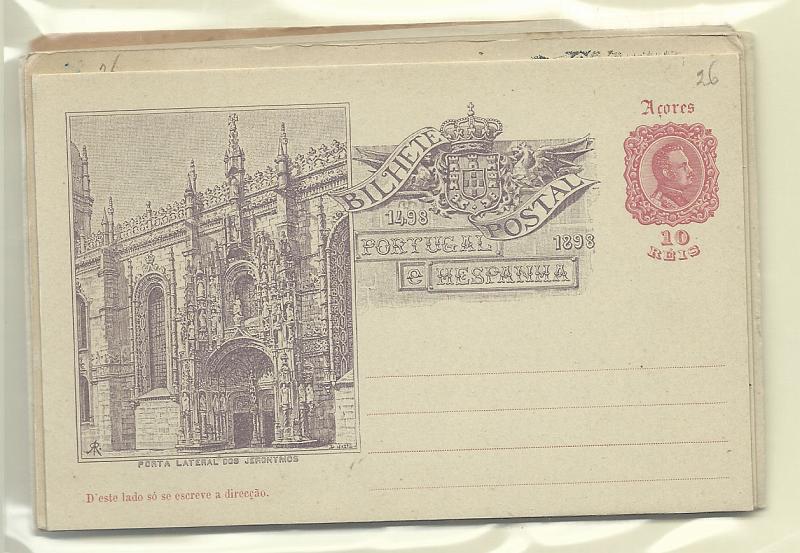 1839.jpg -     Lote:    1839      Lotes pelo Correio       Açores       Descrição:         1898 &mdash; 4.º Centenário do Descobrimento do Caminho Marítimo para a Índia. OM 20/21. Série completa com os doze inteiros bem conservados.        IN       Valor Base:     &euro; 12,00     Valor Venda:     Retirado     