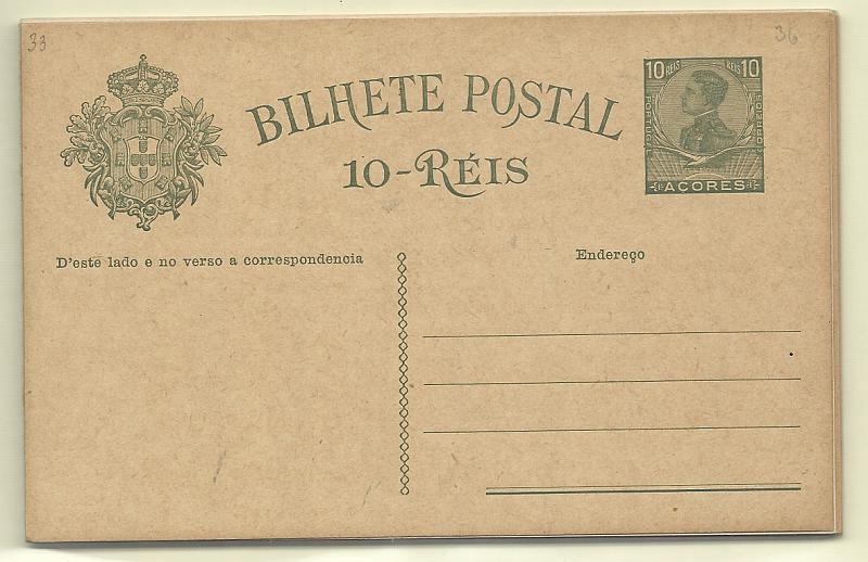 1840.jpg -     Lote:    1840      Lotes pelo Correio       Açores       Descrição:         1910/11 &mdash; D. Manuel II + D. Manuel II, com sobrecarga REPUBLICA. OM30/33 + OM34/37. As duas séries completas, com inteiros bem conservados, sem defeitos.        IN       Valor Base:     &euro; 15,00     Valor Venda:     Retirado     