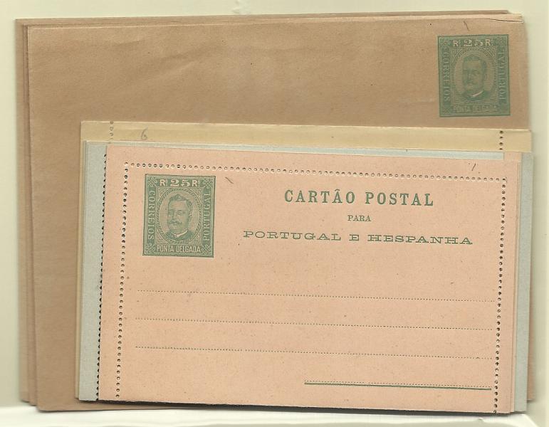 1853.jpg -     Lote:    1853      Lotes pelo Correio       Ponta Delgada       Descrição:         1893/97 &mdash; D. Carlos I Diogo Neto + D. Carlos I Mouchon. Sobrescritos e Bilhetes-Cartas. OM &frac12;, OM 2/3 e OM 1/6. Todas as séries completas. Bem conservadas.        IN       Valor Base:     &euro; 10,00     Valor Venda:     Retirado     