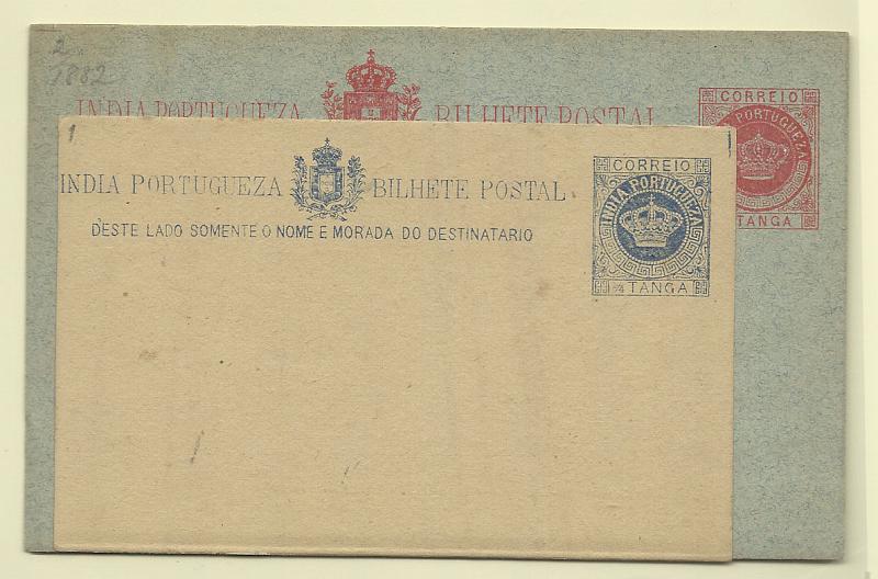1882.jpg -     Lote:    1882      Lotes pelo Correio       Índia       Descrição:         1882 &mdash; Tipo Coroa. OM &frac12;. Série completa + inteiro de 1T com cartolina de tonalidade diferente. Muito bem conservados.        IN       Valor Base:     &euro; 5,00     Valor Venda:     Retirado     