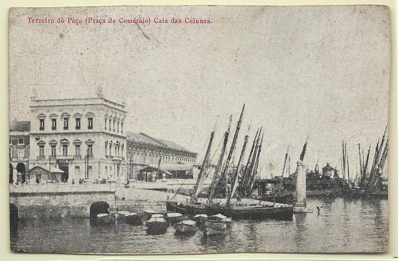 2026.jpg -     Lote:    2026      Lotes pelo Correio              Descrição:         Lisboa. Terreiro do Paço (Praça do Comércio). Cais das Colunas. Novo.        PI       Valor Base:     &euro; 6,00     Valor Venda:     Retirado     