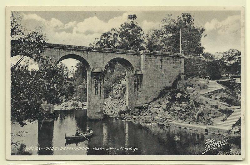 2032.jpg -     Lote:    2032      Lotes pelo Correio              Descrição:         Nelas &mdash; Caldas de Felgueiras &mdash; Ponte sobre o Mondego.. Fotográfico. Novo.        PI       Valor Base:     &euro; 5,00     Valor Venda:     Retirado     