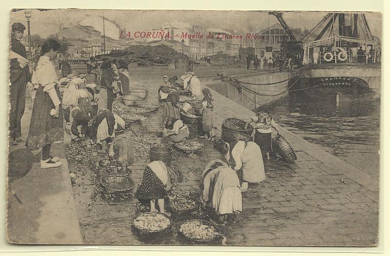 2057.jpg -     Lote:    2057      Lotes pelo Correio              Descrição:         Costumes &mdash; La Corunha, "Muelle de Linares Rivas". Circulado.        PI       Valor Base:     &euro; 5,00     Valor Venda:     Retirado     