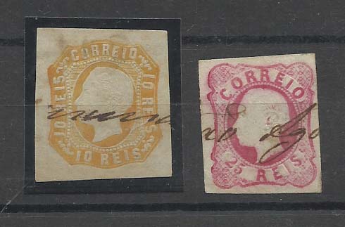 2154.jpg -     Lote:    2154      Lotes pelo Correio       Portugal       Descrição:         1862/64 &mdash; D. Luís I.. Lote de dois selos de 10 e 25  reis, obliterados à pena CE15/16. Utilização fiscal.        O       Valor Base:     &euro; 8,00     Valor Venda:     Retirado     