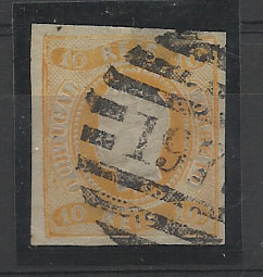 2159.jpg -     Lote:    2159      Lotes pelo Correio       Portugal       Descrição:         1866/67 &mdash; D. Luís I. Fita curva, não denteados. CE20, 10 reis amarelo. Margens curtas. Valor de catálogo &euro; 409,00.        O       Valor Base:     &euro; 18,00     Valor Venda:     Retirado     