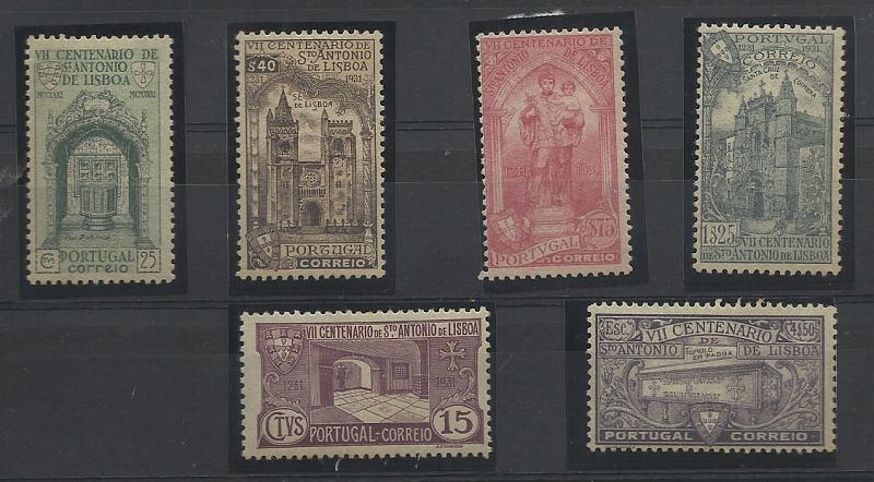 2205.jpg -     Lote:    2205      Lotes pelo Correio       Portugal       Descrição:         1931 &mdash; 7.º Centenário da Morte de S. António. CE531/536. Valor de catálogo &euro; 180,00.        **       Valor Base:     &euro; 20,00     Valor Venda:     &euro; 20,00       