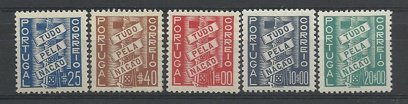 2208.jpg -     Lote:    2208      Lotes pelo Correio       Portugal       Descrição:         1935/41 &mdash; Tudo pela nação. CE570/74. Série completa. Valor de catálogo &euro; 121,00.        **       Valor Base:     &euro; 12,00     Valor Venda:     &euro; 18,00       