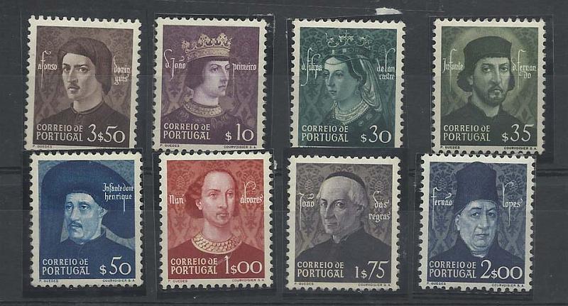 2233.jpg -     Lote:    2233      Lotes pelo Correio       Portugal       Descrição:         1949 &mdash; Dinastia de Avis. CE705/712. Série completa. Valor de catálogo &euro; 128,00.        **       Valor Base:     &euro; 14,00     Valor Venda:     &euro; 14,00       