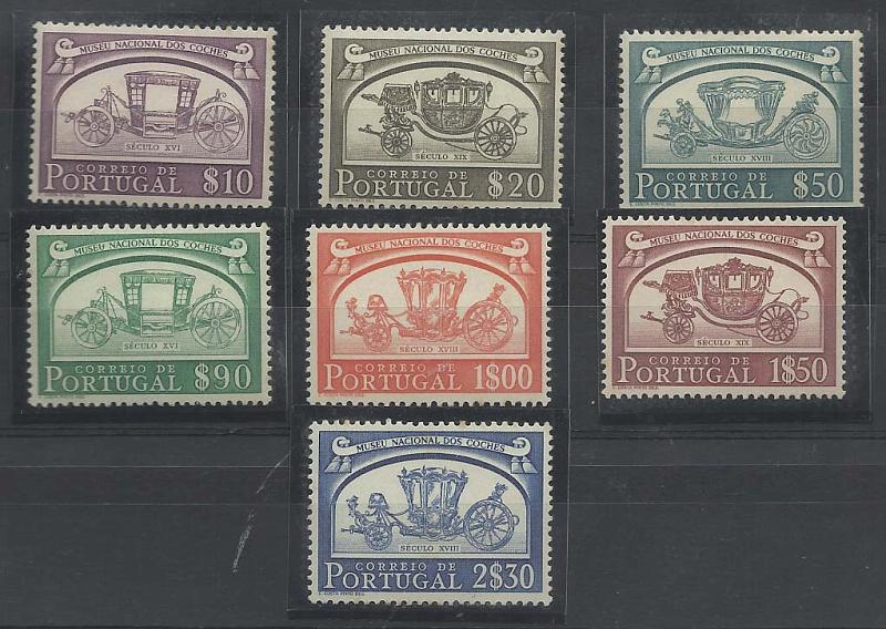 2248.jpg -     Lote:    2248      Lotes pelo Correio       Portugal       Descrição:         1952 &mdash; Museu Nacional dos Coches. CE741/748. Série completa. Alguns valores com ligeiros pontos de óxido. Lote a ver. Valor de catálogo &euro; 51,00.        ***       Valor Base:     &euro; 4,00     Valor Venda:     &euro; 4,00       