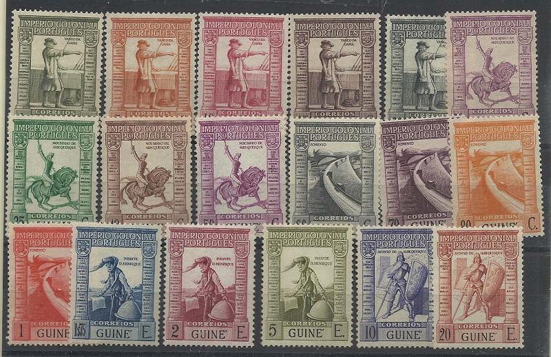 2315.jpg -     Lote:    2315      Lotes pelo Correio       Guiné       Descrição:         1938 &mdash; Império Colonial português. CE223/240. Série completa regomada.        RG***       Valor Base:     &euro; 12,00     Valor Venda:     &euro; 12,00       