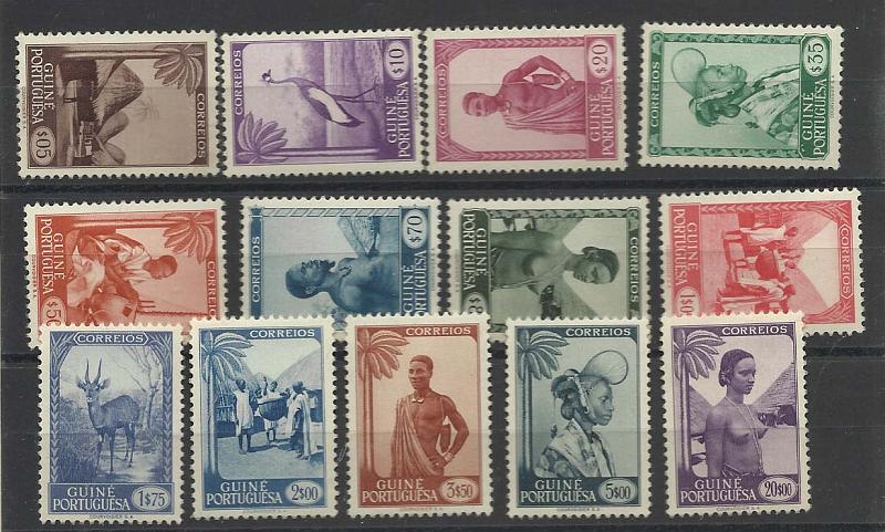 2318.jpg -     Lote:    2318      Lotes pelo Correio       Guiné       Descrição:         1948 &mdash; Motivos da Guiné. CE248/60. Série completa regomada.        RG***       Valor Base:     &euro; 12,00     Valor Venda:     &euro; 12,00       