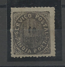 2322.jpg -     Lote:    2322      Lotes pelo Correio       Índia       Descrição:         1876 &mdash; Nativos. Tipo IIB. CE26, 10 reis preto, papel fino azulado. Valor de catálogo &euro; 11,00.        **       Valor Base:     &euro; 5,00     Valor Venda:     &euro; 5,00       