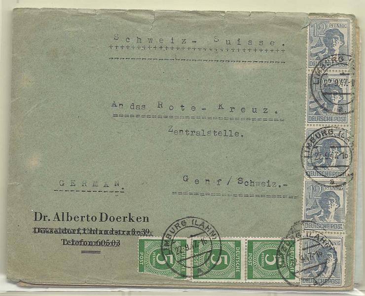 2412.jpg -     Lote:    2412      Lotes pelo Correio              Descrição:         Alemanha * Reich e Bayern. Lote composto por 9 sobrescritos circulados com diversos selos. Lote a ver.        Lote       Valor Base:     &euro; 8,00     Valor Venda:     Retirado     