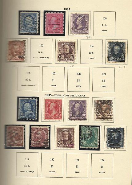 2453.jpg -     Lote:    2453      Lotes pelo Correio              Descrição:         Estados Unidos da América. Álbum com selos desde 1882 até 1978, em novo, muitos sem sinal de charneira, assim como usados num total superior a 850 selos. Lote a ver.        Lote       Valor Base:     &euro; 140,00     Valor Venda:     Retirado     