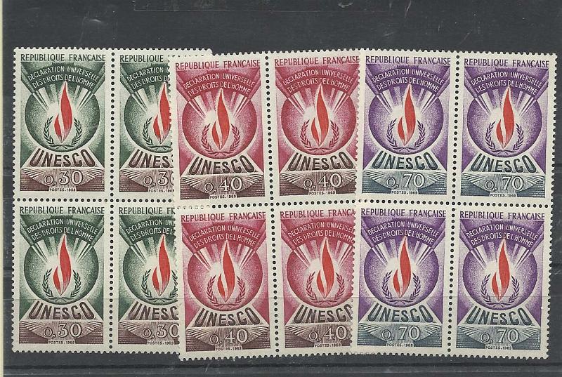 2456.jpg -     Lote:    2456      Lotes pelo Correio              Descrição:         França. 1969 &mdash; Declaração  Universal dos Direitos do Homem. Série em quadras.        ***       Valor Base:     &euro; 10,00     Valor Venda:     Retirado     