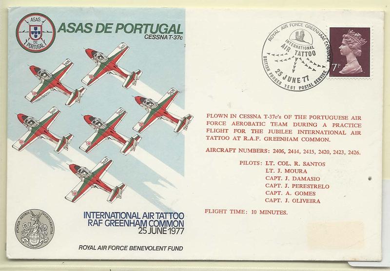 2494.jpg -     Lote:    2494      Lotes pelo Correio              Descrição:         Reino Unido. Sobrescrito comemorativo do festival aéreo, com a participação da esquadrilha portuguesa "ASAS DE PORTUGAL".         Carta       Valor Base:     &euro; 10,00     Valor Venda:     Retirado     