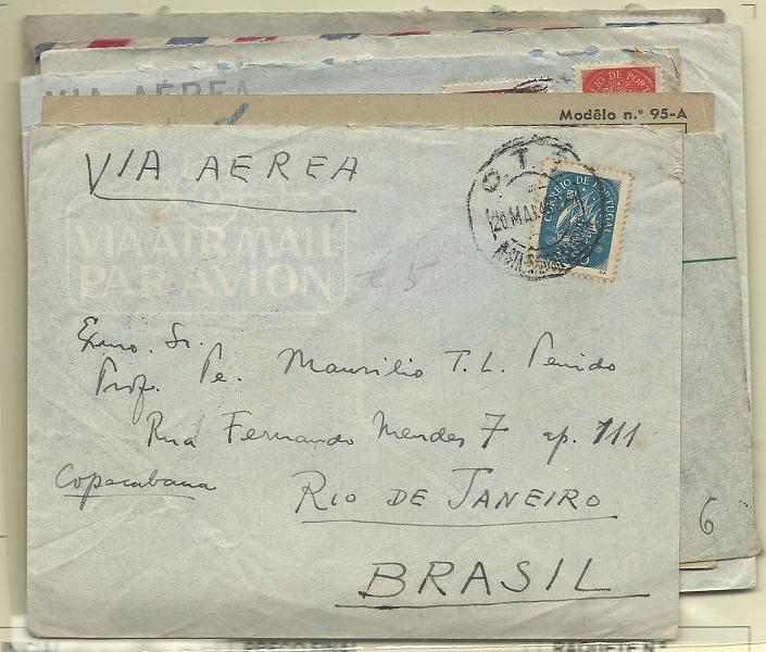 2540.jpg -     Lote:    2540      Lotes pelo Correio              Descrição:         Portugal &mdash; 1943 &mdash; Caravela. Lote com 13 cartas e avisos de recepção circulados com selos de diversos valores. Lote a ver.        Lote       Valor Base:     &euro; 8,00     Valor Venda:     Retirado     