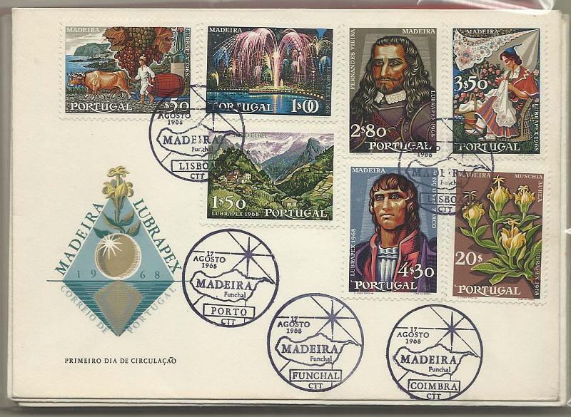 2560.jpg -     Lote:    2560      Lotes pelo Correio              Descrição:         Portugal. Lote com 18 FDC's dos anos 60, 70 e 90. A maioria com as séries completas. Não circulados.        FDC       Valor Base:     &euro; 12,00     Valor Venda:     &euro; 14,00       