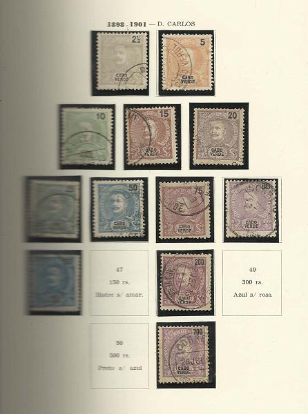 2587.jpg -     Lote:    2587      Lotes pelo Correio              Descrição:         Portugal, Cabo Verde, Angola, Guiné e Índia. Colecções montadas em algum Eládio dos Santos. A maioria dos selos usados. Bom valor de catálogo. Lote a ver.        Lote       Valor Base:     &euro; 45,00     Valor Venda:     &euro; 46,00       