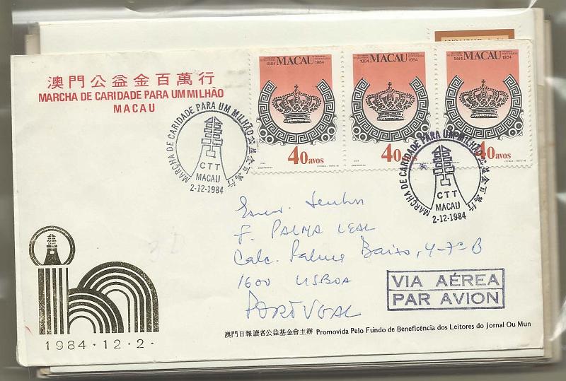 2588.jpg -     Lote:    2588      Lotes pelo Correio              Descrição:         Angola, Moçambique e Macau. Lote com dezenas de FDC's, a grande maioria de Moçambique (Palops). Lote a ver.        Lote       Valor Base:     &euro; 15,00     Valor Venda:     &euro; 23,00       