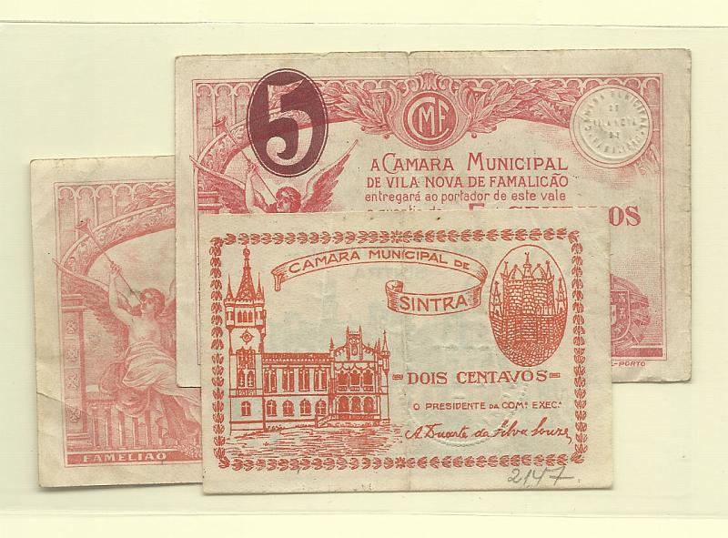 2622.jpg -     Lote:    2622      Lotes pelo Correio              Descrição:         Sintra, Câmara Municipal. MA2147 + Vila Nova de Famalicão, Câmara Municipal, MA2410/11. MBC.        CDL       Valor Base:     &euro; 5,00     Valor Venda:     &euro; 5,00       