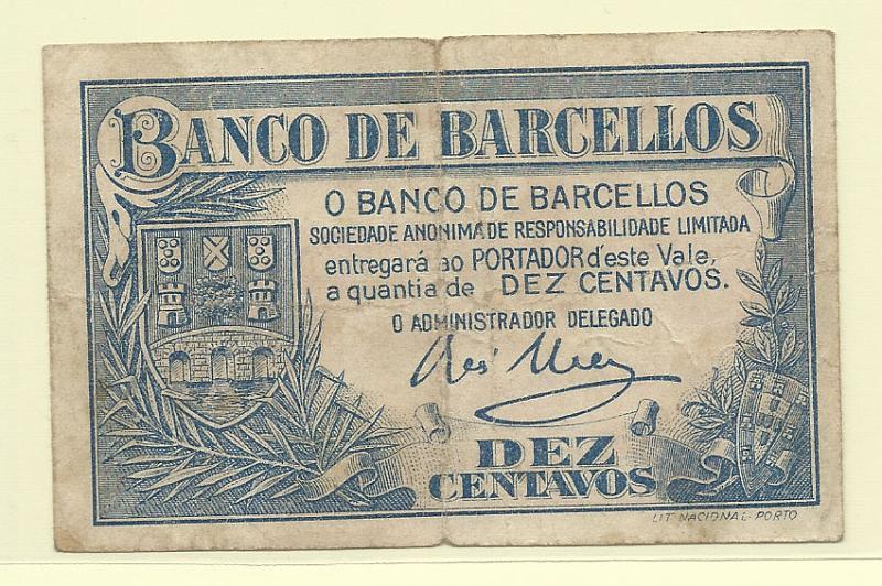 2641.jpg -     Lote:    2641      Lotes pelo Correio              Descrição:         Barcelos, Banco. 10c, MA352. Escassa. MBC.        CDL       Valor Base:     &euro; 4,00     Valor Venda:     &euro; 8,00       