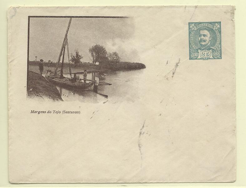 0498.jpg -     Lote:    498            Portugal       Descrição:         1908 &mdash; D. Carlos I Mouchon. Sobrescritos Particulares. Ilustrados com desenhos de Roque Gameiro. OM2E (Margens do Tejo). Novo.         IC       Valor Base:     &euro; 50,00     Valor Venda:     &euro;      