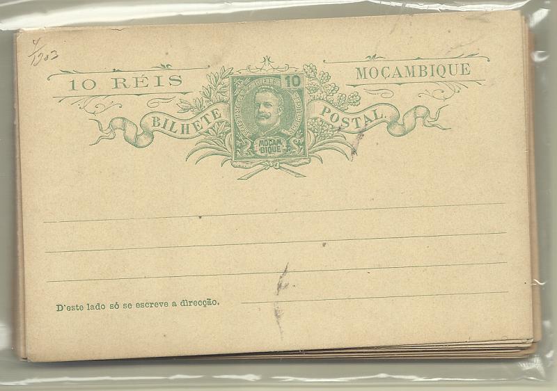 0569.jpg -     Lote:    569            Moçambique       Descrição:         1903/14 &mdash; D. Carlos I Mouchon + D. Carlos I Mouchon, com sobrecarga REPUBLICA da Casa da Moeda e local. OM 4/9 + OM 10/11 + OM 12/15 + OM 20/23. Conjunto com as séries completas + 7 repetições com tonalidades de cartolina. Muito bem conservados.         IN       Valor Base:     &euro; 15,00     Valor Venda:     &euro;      