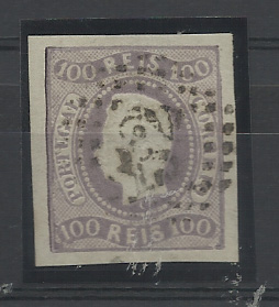 1140.jpg -     Lote:    1140            Portugal       Descrição:         1866/67 &mdash; D. Luís I. Fita curva, não denteados. CE25, 100 reis lilás malva. CE25, 100 reis, com boas margens. Valor de catálogo &euro; 210,00.         O       Valor Base:     &euro; 20,00     Valor Venda:     &euro;      