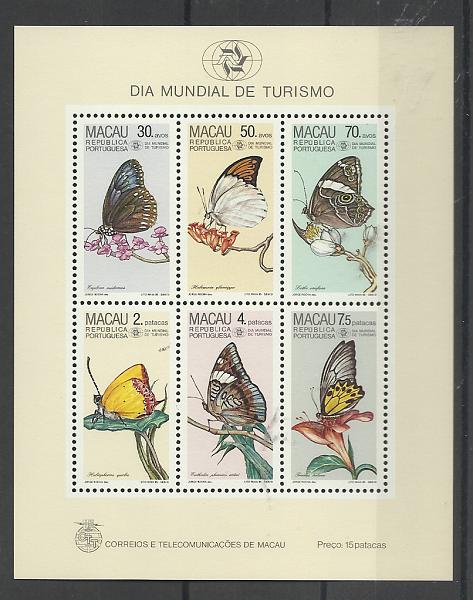 1516.jpg -     Lote:    1516            Macau       Descrição:         1985 &mdash; Borboletas da região. CE BLC3. Valor de catálogo &euro; 65,00.         BLC***       Valor Base:     &euro; 20,00     Valor Venda:     &euro;      