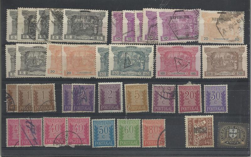 2018.jpg -     Lote:    2018                   Descrição:         Portugal &mdash; Lote composto por dezenas de selos novos e usados de porteado, imposto postal e encomendas postais.         Lote       Valor Base:     &euro; 30,00     Valor Venda:     &euro;      