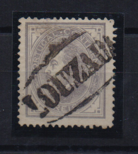 0966.jpg -     Lote:    966            Portugal       Descrição:         Carimbos nominativos. 1880/81 &mdash; D. Luís. De perfil. CE54, 25 reis cinzento-vermelho obliterado com carimbo batido a preto "LOUZADA".         O       Valor Base:     &euro; 15,00     Valor Venda:     &euro; 15,00       
