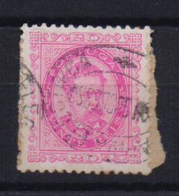 1064.jpg -     Lote:    1064            Portugal       Descrição:         Carimbos da telegrafia eléctrica. 1884/87 &mdash; D. Luís I. De frente. CE62, 20 reis carmim rosa. Obliterado com carimbo oval batido a preto "TELEGRAPHIA ELECTRICA / BOM SUCESSO".         O       Valor Base:     &euro; 10,00     Valor Venda:     &euro; 14,00       