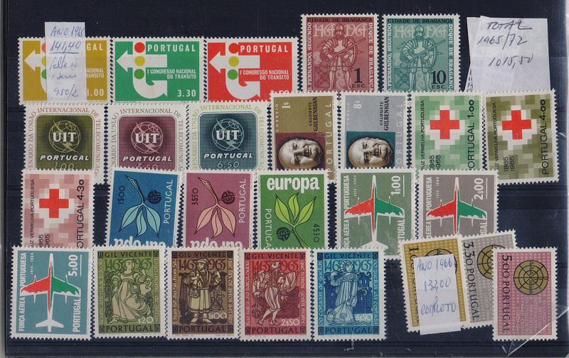 1706.jpg -     Lote:    1706                   Descrição:         Portugal. Lote com dezenas de selos novos, sem sinal de charneira de 1935 a 1972. Séries completas. Valor aproximado de catálogo &euro; 1,000,00.         Lote       Valor Base:     &euro; 75,00     Valor Venda:     &euro; 90,00       