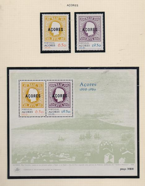 1720.jpg -     Lote:    1720                   Descrição:         Portugal. Ano de 1980. CE 1452/1501 + BLC 29/33. Ano completo em séries com selos novos, sem sinal de charneira. Valor de catálogo &euro; 137,00.         Lote       Valor Base:     &euro; 15,00     Valor Venda:     &euro; 18,00       