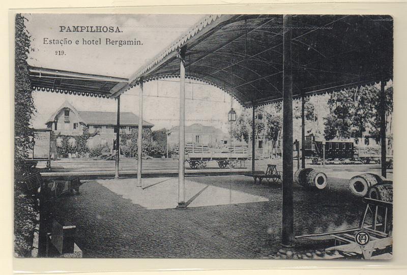 1923.jpg -     Lote:    1923      Lotes pelo Correio              Descrição:         Temática Comboios. "Pampilhosa &mdash; Estação e Hotel Bergamim". Novo.         PI       Valor Base:     &euro; 12,00     Valor Venda:     Retirado     