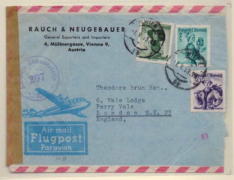 2715.jpg -     Lote:    2715      Lotes pelo Correio              Descrição:         Áustria &mdash; Sobrescrito circulado de Viena para Inglaterra.         Carta       Valor Base:     &euro; 5,00     Valor Venda:     Retirado     