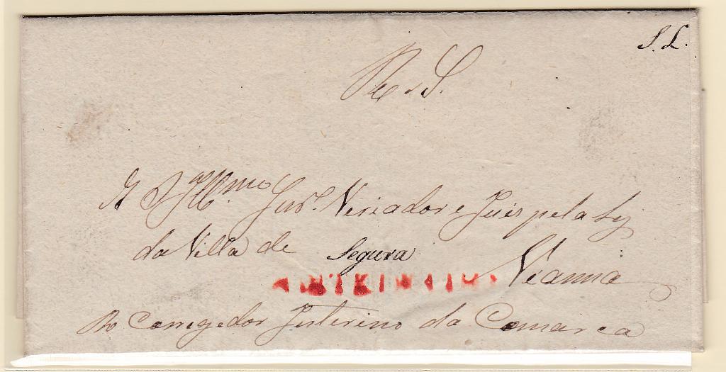 0211.jpg -     Lote:    211            Portugal       Descrição:         Ponte de Lima / Segura &mdash; GM PTL2 + Segura manuscrita a sépia, em carta datada de Ponte de Lima (01.02.29) para Viana, isenta de porte.        Carta       Valor Base:     &euro; 50,00     Valor Venda:     Retirado     