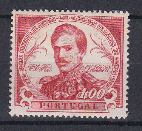 0581.jpg -     Lote:    581            Portugal        Descrição:         1961 &mdash; Centenário da Fundação da Faculdade de Letras da Universidade de Lisboa. CE874, 1$00. Prova de cor denteada, em vermelho.        PRV       Valor Base:     &euro; 9,00     Valor Venda:     &euro; 12,00       