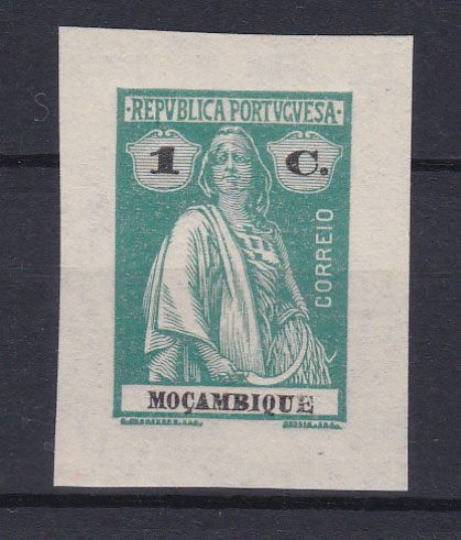 0618.jpg -     Lote:    618            Moçambique       Descrição:         1914 &mdash; Ceres. CE155, 1C. Prova não denteada, com largas margens, em papel liso.        PRV       Valor Base:     &euro; 5,00     Valor Venda:     &euro; 8,00       