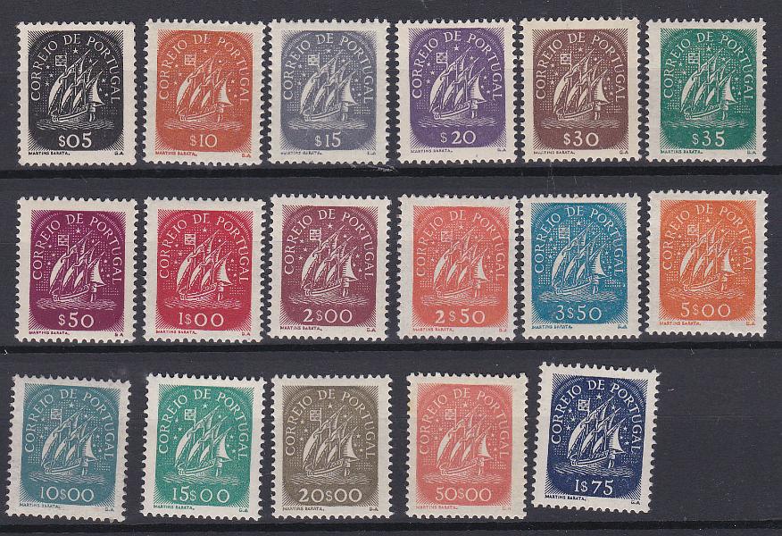 0926.jpg -     Lote:    926            Portugal       Descrição:         1943 &mdash; Caravela. CE 617/33. Série completa. Valor de catálogo &euro; 1.720,00.        ***       Valor Base:     &euro; 150,00     Valor Venda:     &euro; 170,00       