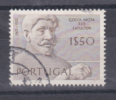 0932.jpg -     Lote:    932            Portugal       Descrição:         1971 &mdash; Escultores Portugueses. CE1102, 1$50 em denteado 13 &frac12;. Valor de catálogo &euro; 500.00.        O       Valor Base:     &euro; 100,00     Valor Venda:     Retirado     