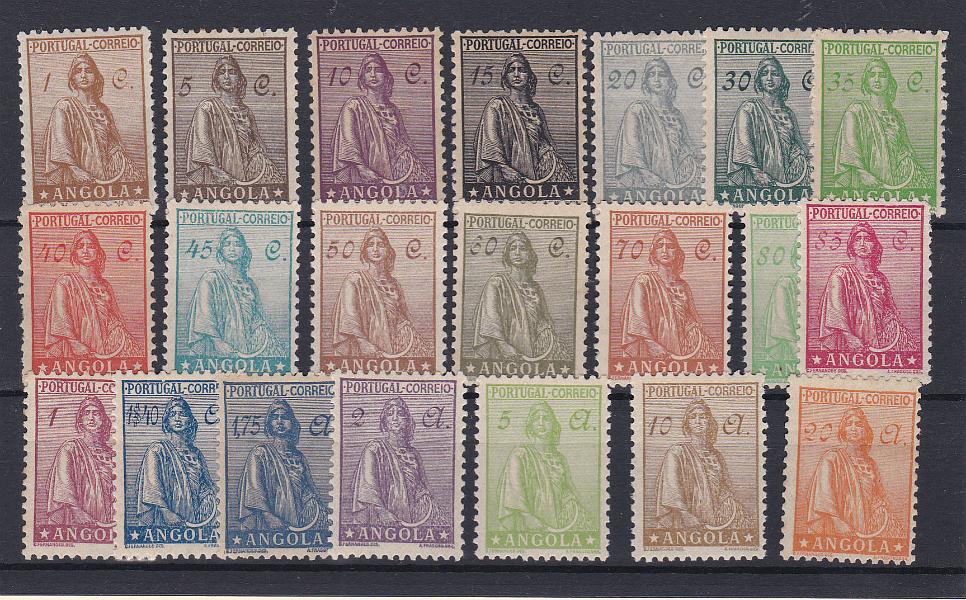 1068.jpg -     Lote:    1068            Angola       Descrição:         1932/46 &mdash; Ceres. Novo tipo + idem, novos valores. CE 228/246 + CE 280/81. As duas séries completas. Valor de catálogo &euro; 181,00.        **       Valor Base:     &euro; 35,00     Valor Venda:     Retirado     