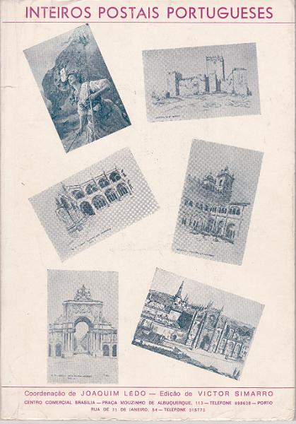 1722.jpg -     Lote:    1722                   Descrição:         Inteiros Postais Portugueses + Suplemento Precário, Junho 1980, de Joaquim Lêdo. Edições Simarro.        Livro       Valor Base:     &euro; 5,00     Valor Venda:     Retirado     