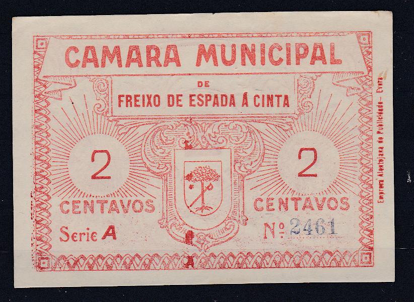 1802.jpg -     Lote:    1802                   Descrição:         Freixo de Espadaá Cinta, Câmara Municipal, 2 C, MA 958.a, Escassa, NV.        CDL       Valor Base:     &euro; 15,00     Valor Venda:     &euro; 15,00       